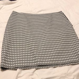 Black and White Pencil Shirt